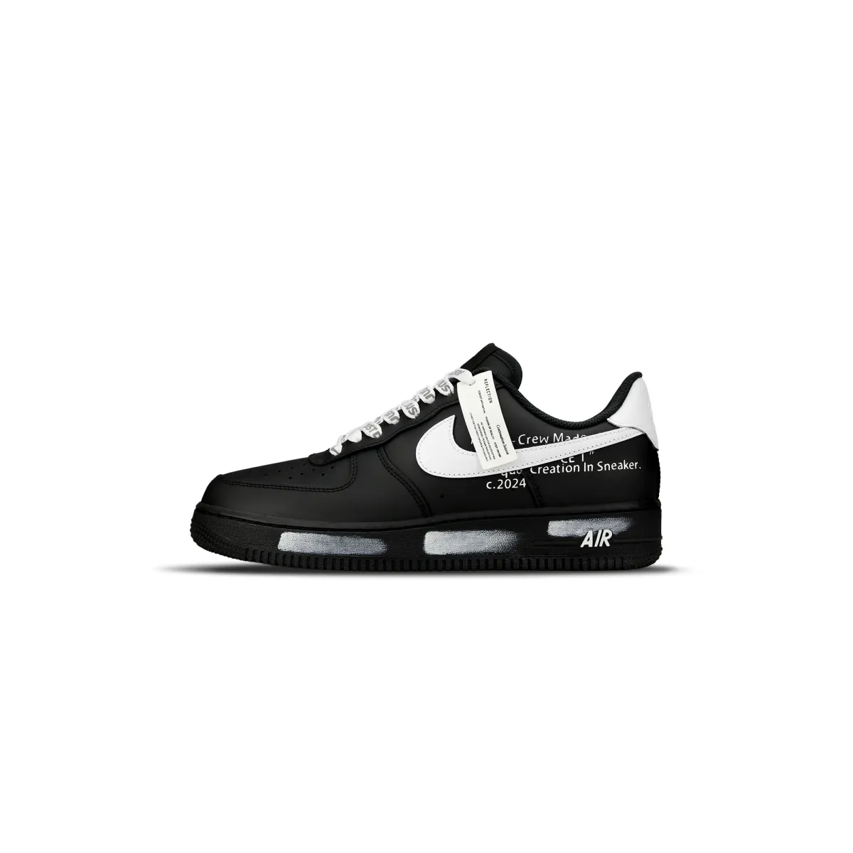 Nike Air Force 1 Slip Resistant Abrasion Resistant Slip Resistant Abrasion Resistant Low top Skateboard Shoes Unisex