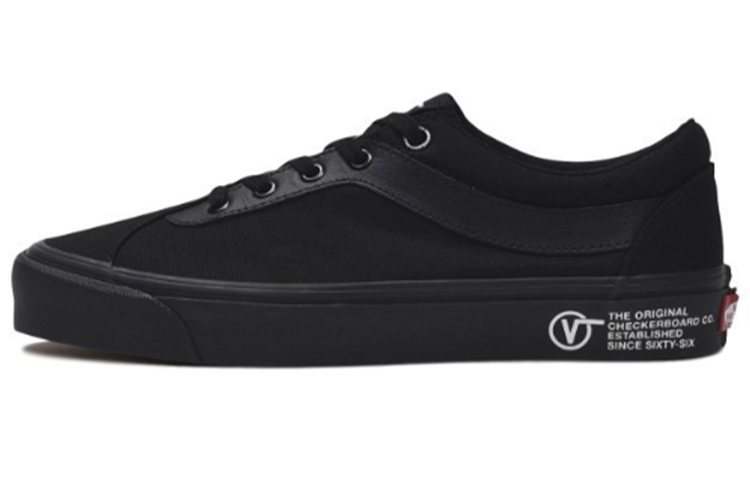 Vans Bold Ni Solid Color Minimalistic Low Tops Casual Skateboarding Shoes Unisex Black