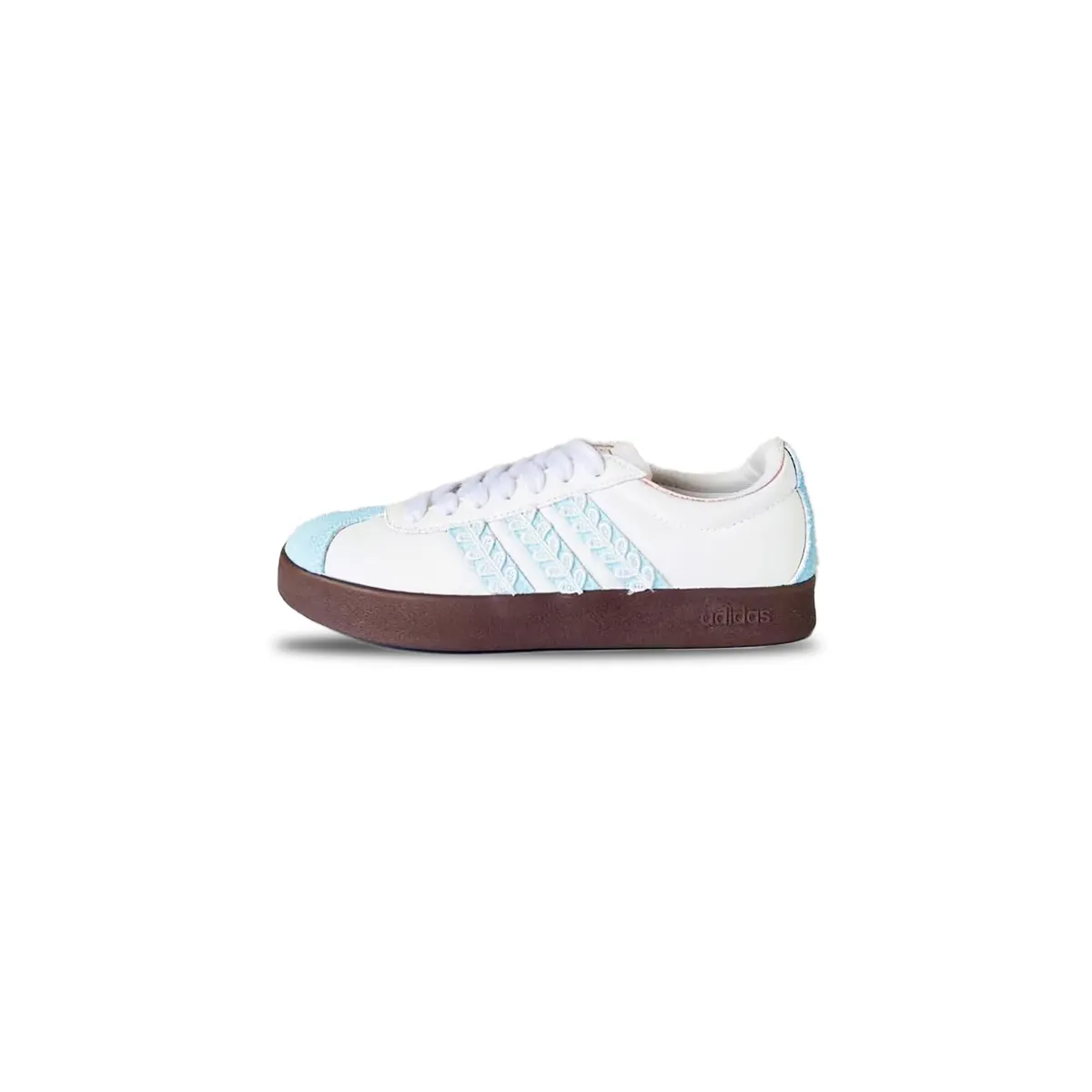 Adidas VL COURT 2.0 YIMING Manufacturing, Maris Sal Bubbles Balance Low top Skateboard Shoes Unisex Blue White