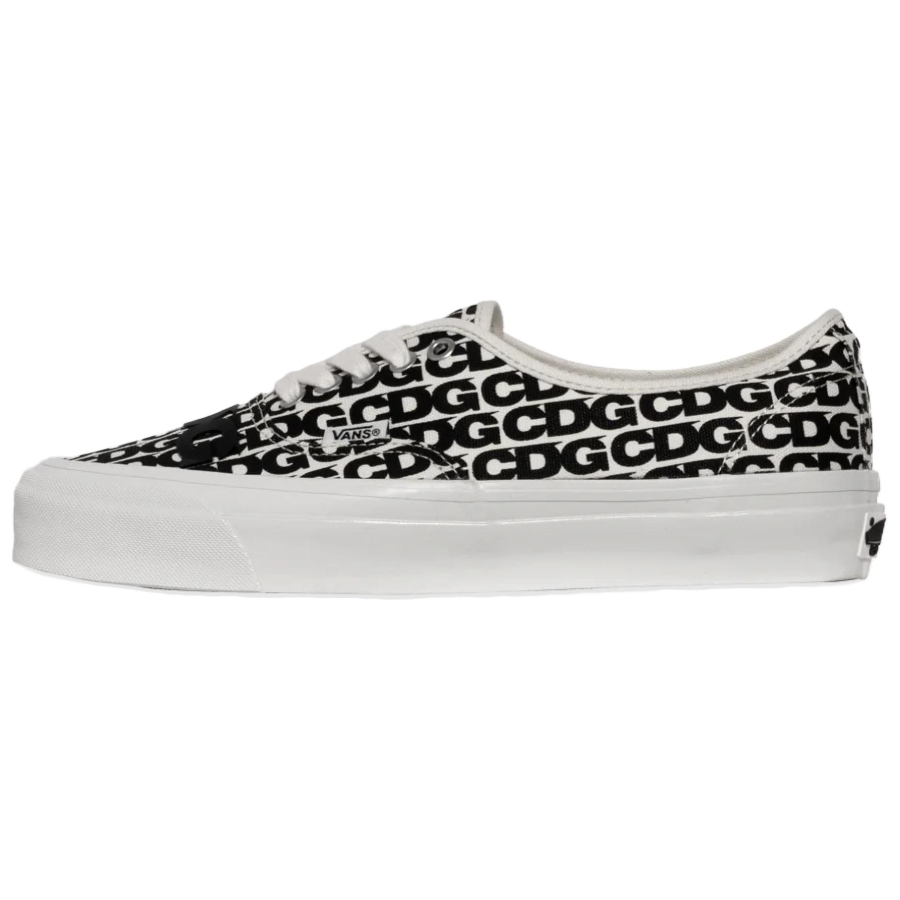 Кеды Vans Vans × Comme des Garçons Authentic 44 (бело-черные)