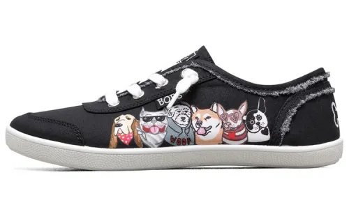 Skechers Bob's Skateboard Shoes Women's Low Top Black/Multicolor