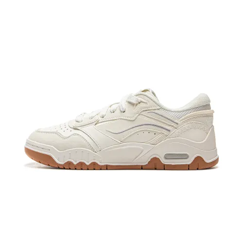 Li Ning Moon White 3 Low top Skateboard Shoes Women's Mist White