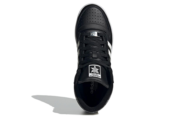 Женские кеды adidas originals Top ten Rb (черно-белые) — фото 5