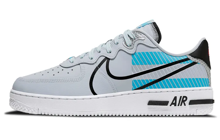 Nike Air Force 1 Low React 3M Pack Pure Platinum Baltic Blue