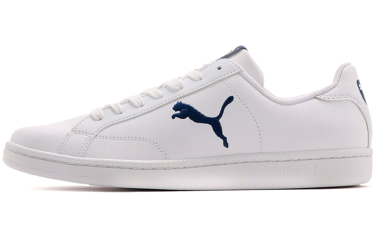 Кеды PUMA Smash Cat L (бело-синие) — фото 1