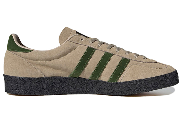 Мужские кеды adidas originals Lotherton Spzl (коричнево-зеленый) — фото 2