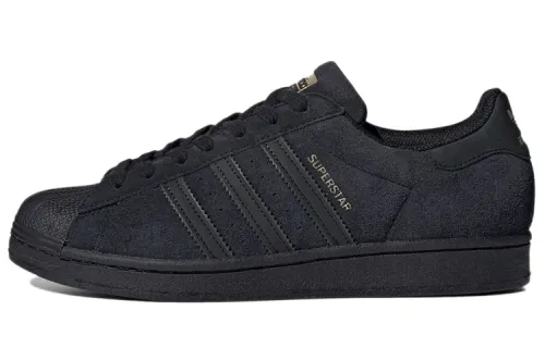 Adidas Originals SUPERSTAR Comfortable Abrasion Resistant Low top Skateboard Shoes Unisex Black