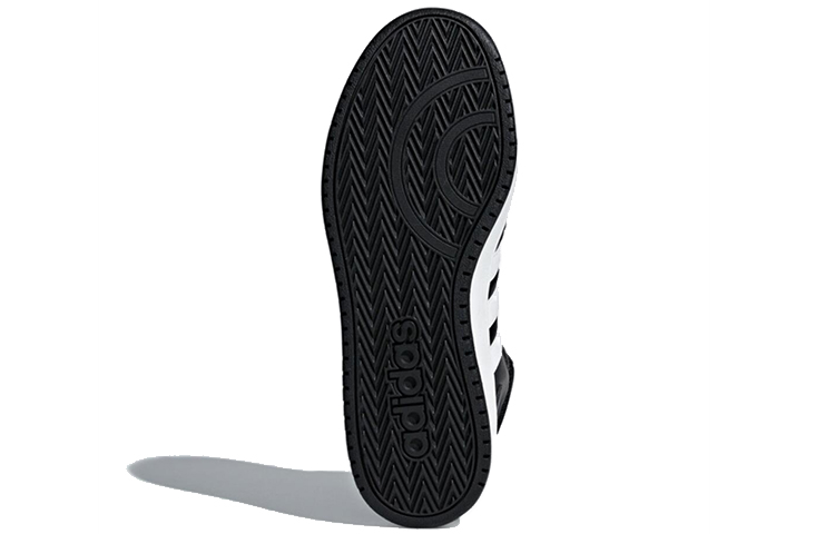 Мужские кеды adidas neo Hoops 2.0 Mid (черно-белые) — фото 6