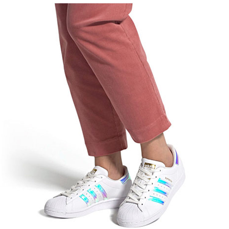 Женские кеды adidas originals SUPERSTAR (белыйсиний) — фото 7