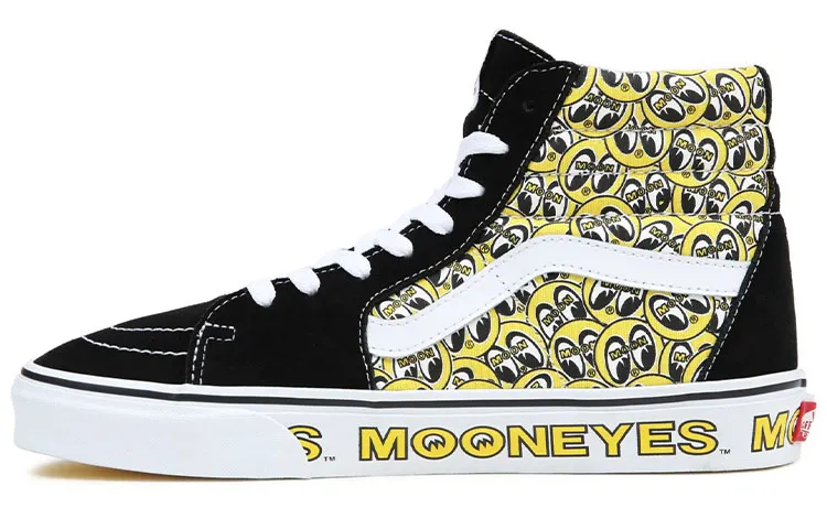 Sk8 Mooneyes x Sk8 Vans-Hi 'Black Yellow'