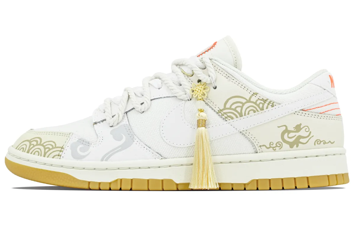 Nike Dunk Low top Skateboard Shoes Unisex Ecru
