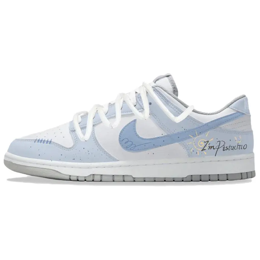 Nike Dunk Azure Dome Under The Sun Leather Cushioning Abrasion Resistant Lightweight Breathable Height Increasing
