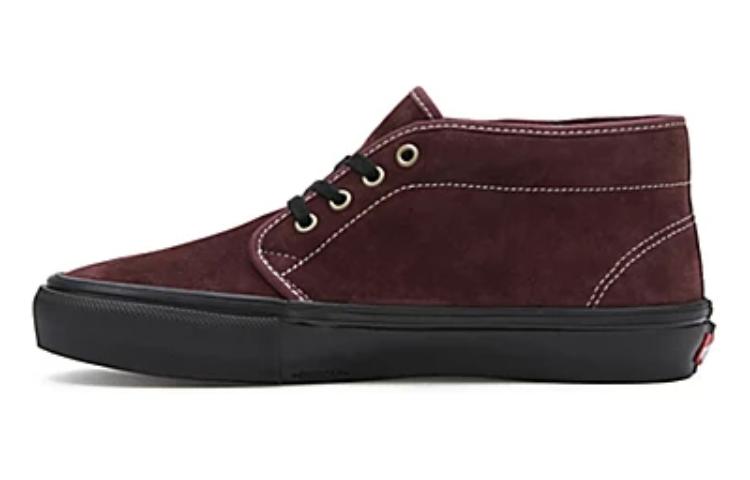 Chukka Skate Vans 'Dark Red Black'