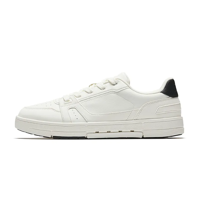 Anta Slip Resistant Quick Dry Abrasion Resistant Low top Skateboard Shoes Men's White
