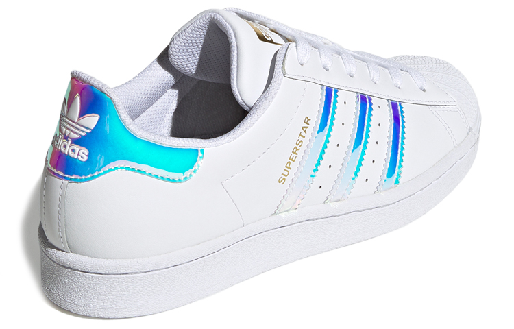 Женские кеды adidas originals SUPERSTAR (белыйсиний) — фото 4