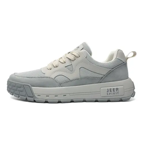 JEEP SPIRIT Coverage Cushioning Balance Lightweight Breathable Low top Skateboard Shoes Men's Dark Gray