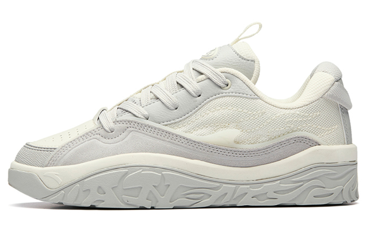 Anta Hot Slip Resistant Low top Skateboard Shoes Women's White Gray