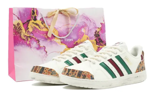 Adidas Originals NY 90 Skateboard Shoes Unisex Low Top Red/Green/Beige