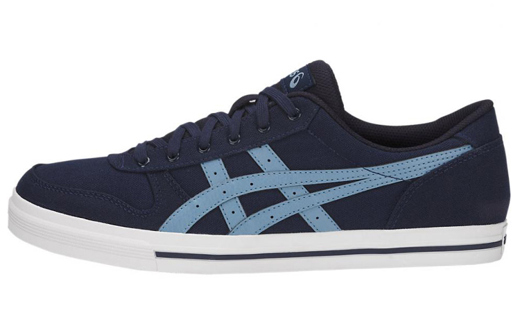 Asics Aaron Canvas Low top Skateboard Shoes Unisex Navy Blue