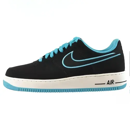 Nike Air Force 1 Low Black Turquoise