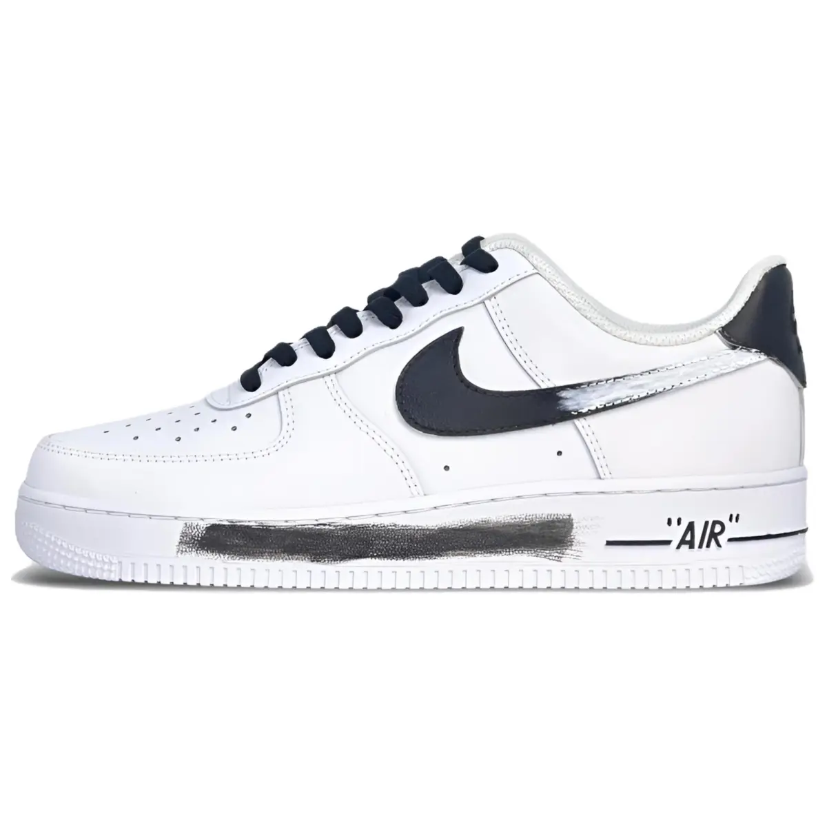 Nike Air Force 1 Ink Wash Painting Shoes, Graffiti Hand Drawn Abrasion Resistant Low top Skateboard Shoes Unisex
