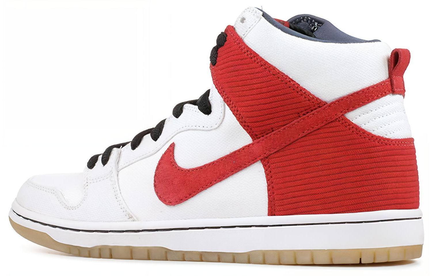 Мужские кроссовки Nike Dunk SB Cheech & Chong (бело-красные) — Белый / красный — фото 3