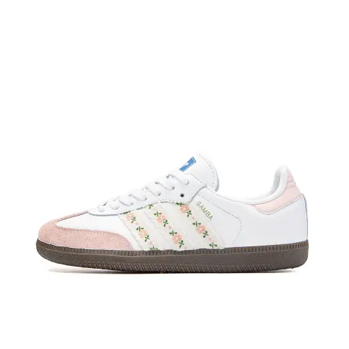 Adidas Originals Samba Spring In The Garden, Amber Synthetic Leather, Textile
