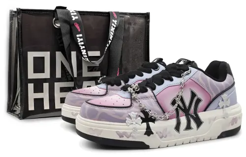 MLB Chunky Liner Low top Skateboard Shoes Unisex Purple