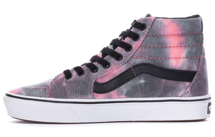 Женские кеды Vans ComfyCush Sk8 Hi (серо-розовые)