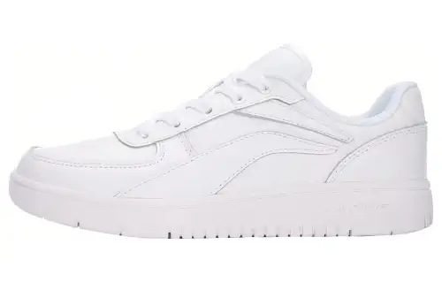 Li Ning Wave Slip Resistant Abrasion Resistant Low top Skateboard Shoes Women's White