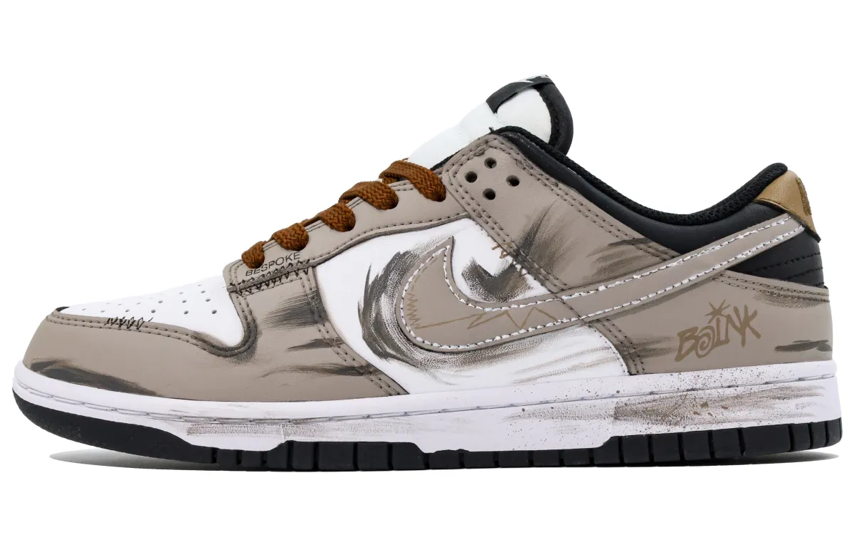Nike Synthetic Leather Breathable Low top Custom Shoes Nike Dunk Unisex