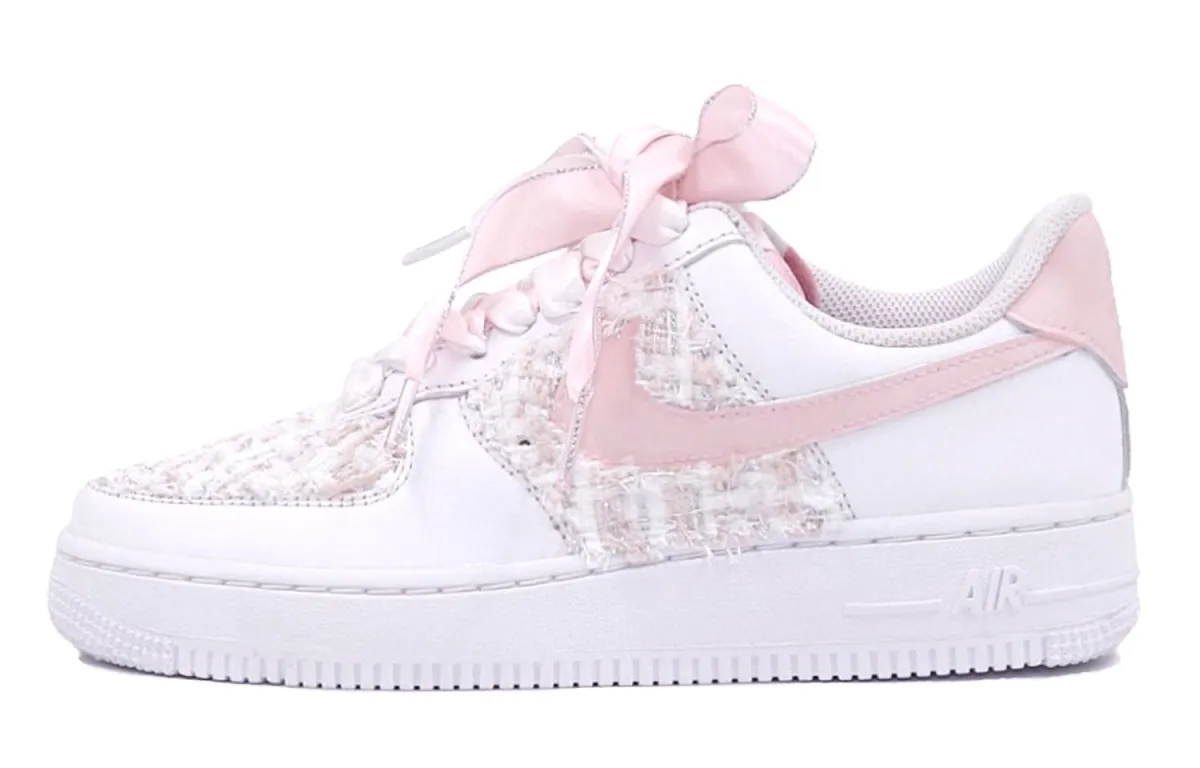 Nike Air Force 1 Skate Shoes Women's Low-top Pink/White