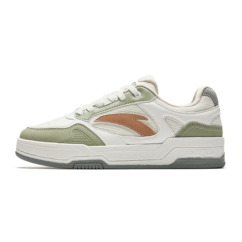 Anta Cyber Low top Skateboard Shoes Women's White Green