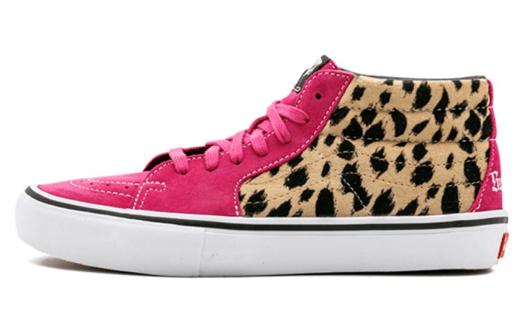Sk8 Supreme x Sk8 Vans-Mid Pro 'Cheetah Velvet'