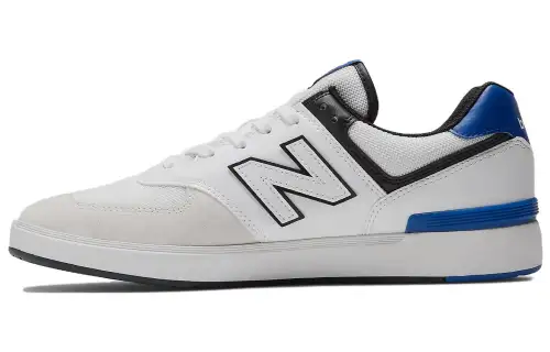 New Balance NB 574 Low top Skateboard Shoes Unisex White Blue