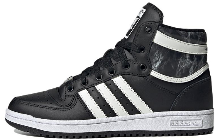 Женские кеды adidas adidas originals Top ten Rb (черно-белые)