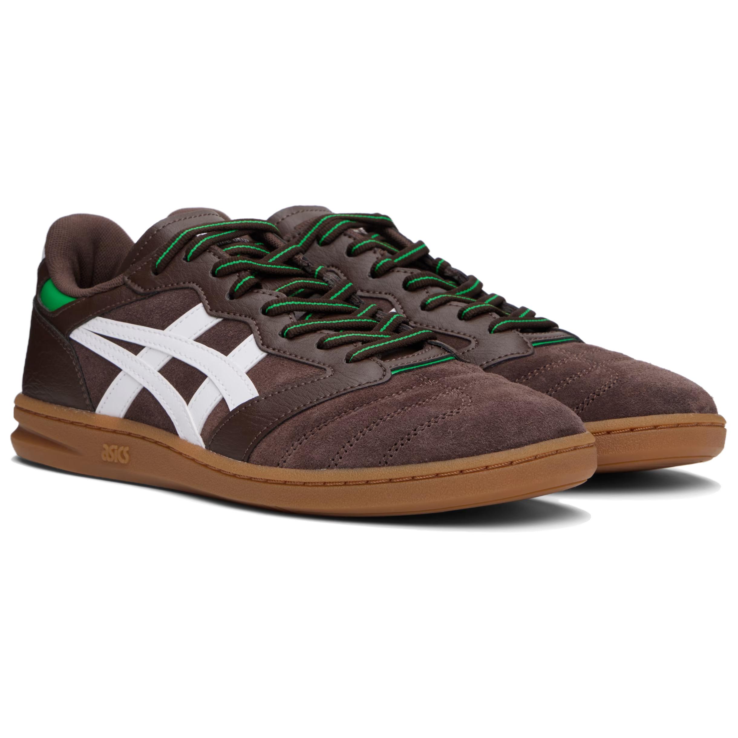 Мужские кеды Comme des Garçons Homme Deux x Asics Sportstyle Soccer (коричнево-зеленые) — фото 3