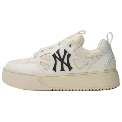 MLB Chunky Wide Slip Resistant Abrasion Resistant Slip Resistant Abrasion Resistant Low top Skateboard Shoes Unisex