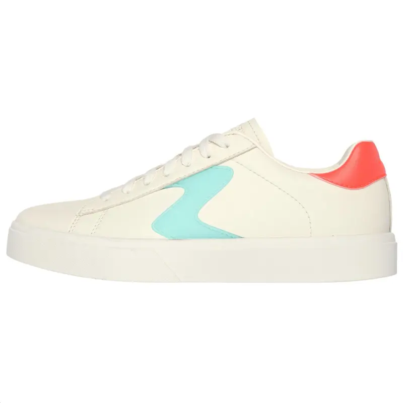 Skechers Eden LX Low top Skateboard Shoes Women's Beige Blue Red