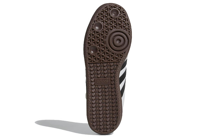 Мужские кеды adidas originals Samba Classic (бело-черные) — Белый / чёрный — фото 6