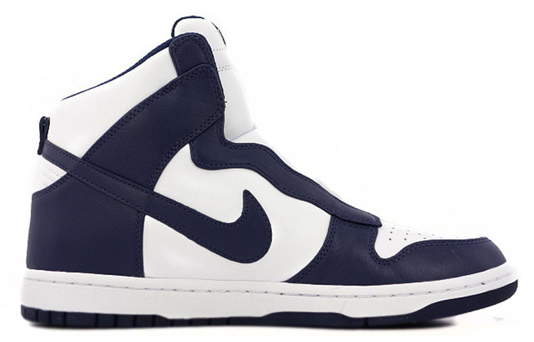Женские кеды Sacai x Nike Dunk (сине-белые) — фото 2