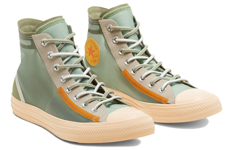 Высокие кеды Converse Chuck Taylor All Star Translucent Mesh Utility (зеленые) — Зелёный — фото 3