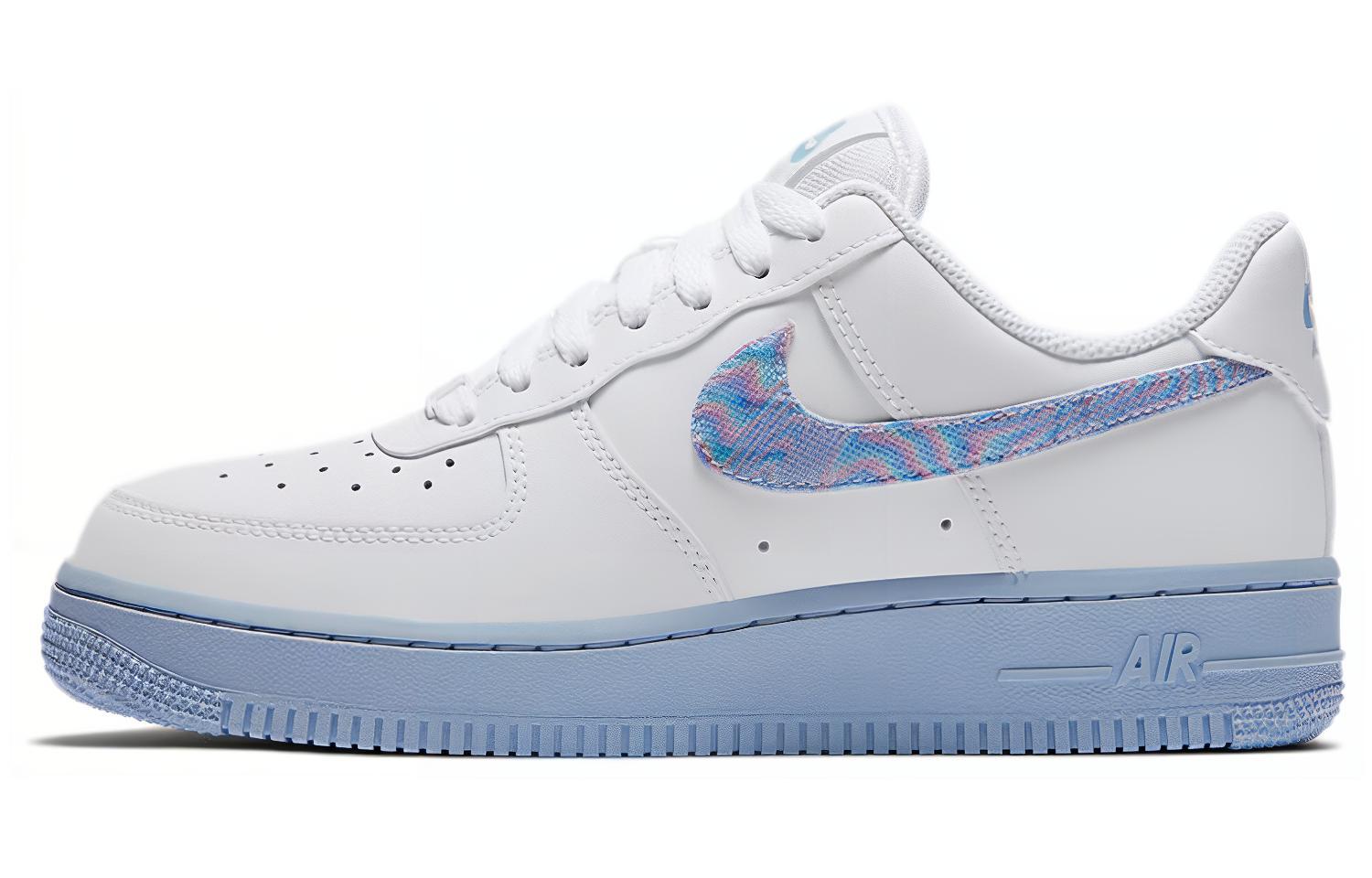 Nike Air Force 1 \"Hydrogen Blue\" Fashion Wrapping Anti-Slip Low-top Sneakers Women's Hydrogen Blue