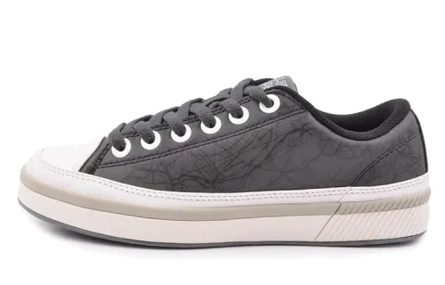 Li Ning Skateboard Shoes Women's Low Top Cool Gray/White