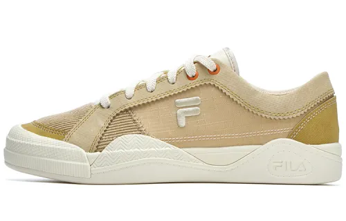 FILA FUSION ATV Textile, Synthetic Leather Low top Skateboard Shoes Women's Golden Wheat