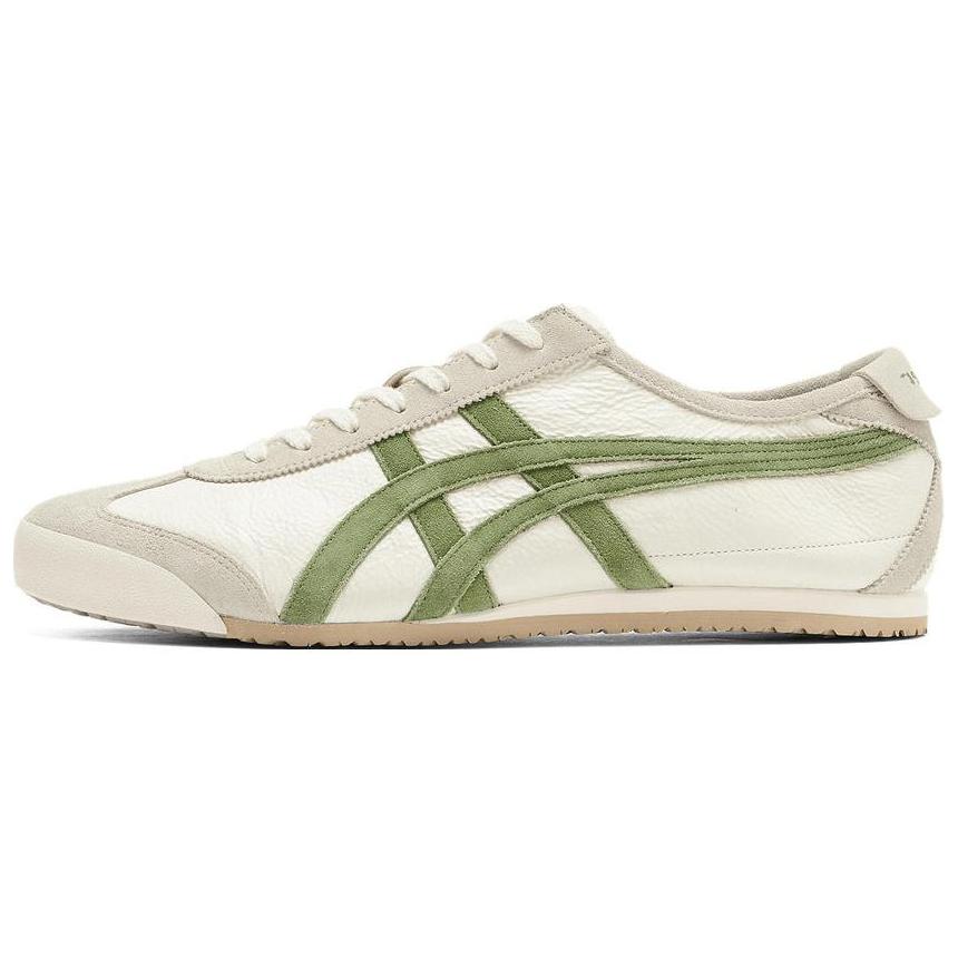 Кеды Onitsuka Tiger MEXICO 66 (бежево-зеленые)