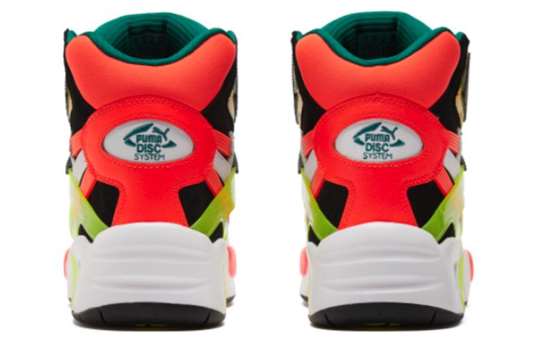 Мужские кроссовки PUMA Disc System Weapon Discstory (бело-желто-красные) — фото 4