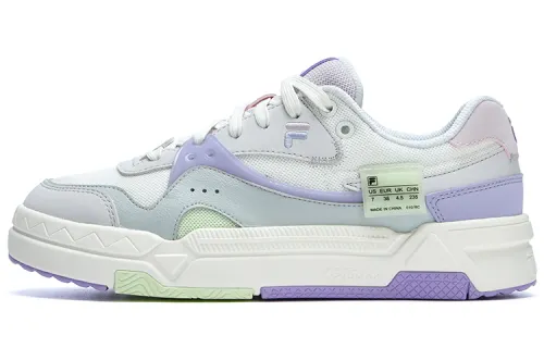 FILA FUSION Bank Skate Shoes 'White Purple' Women's