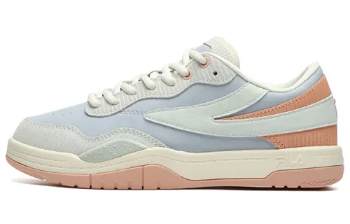 FILA FUSION T88 SKB Synthetic Leather Casual Low top Skateboard Shoes Women's Daybreak Gray