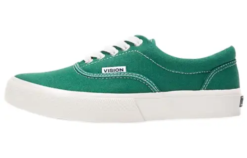 Vision Street Wear TRAINERS Slip Resistant, Abrasion Resistant, Lightweight Low top Skateboard Shoes Unisex Green